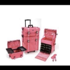 2 in 1 rolling makeup organizer